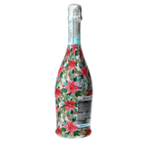 Holiday Bloom Prosecco Bottle Wrap