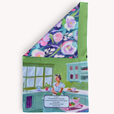 Funny Cooking Vintage Tea Towel : Hardest Part of Adulting