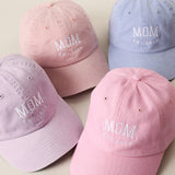Pink MOM EST.2026 Baseball Cap