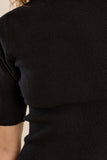 Black Ladies Knitted Sweater