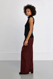 Black Thin Sleeveless Turtleneck Sweater