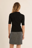 Black Ladies Knitted Sweater