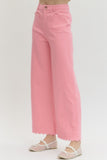Pink Scalloped Pants