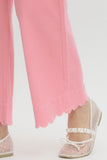 Pink Scalloped Pants