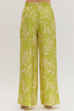 Lime Green Palms Pants