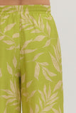 Lime Green Palms Pants