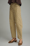 Tan Polka Dot Pants
