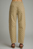 Tan Polka Dot Pants