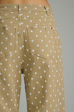 Tan Polka Dot Pants