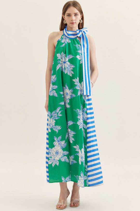 slim fit dress slacks Polo Stripe Midi Dress – Sorelle Boutique main image 0