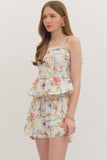 Hibiscus Print Tank Top & Short Set