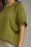 Olive Green Dolman Sleeve Top