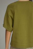 Olive Green Dolman Sleeve Top