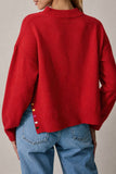 Red Peace & Joy Sweater