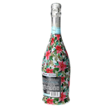 Holiday Bloom Prosecco Bottle Wrap