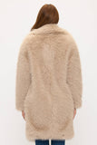 Luxe Taupe Fox Fur Coat