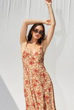 Leopard Open Back Maxi Dress