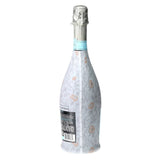 Floral Bridal Bliss Prosecco Bottle Wrap
