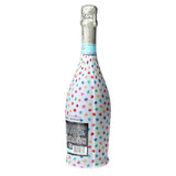 Colorful Dots Prosecco Bottle Wrap