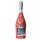 Pink & Orange Pumpkins Prosecco Bottle Wrap