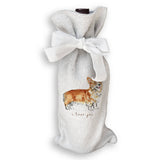 I Love You Corgi: Dishtowel