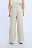 Pleated Linen Pants