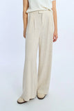 Pleated Linen Pants