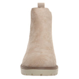 Tan Chunky Zipper Side Bootie - Danielle