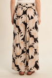 Black & Tan Palms Pants