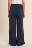 Navy Polka Dot Pants