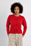 Black Bow Closure Cardigan