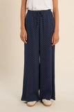 Navy Polka Dot Pants