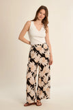 Black & Tan Palms Pants