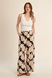 Black & Tan Palms Pants