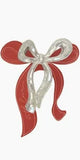 Valentine Bow Claw Clips