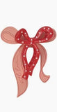 Valentine Bow Claw Clips