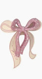 Valentine Bow Claw Clips