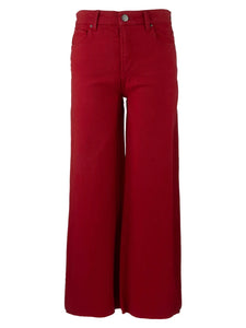 Ruby Red- Meg Wide Leg Pants