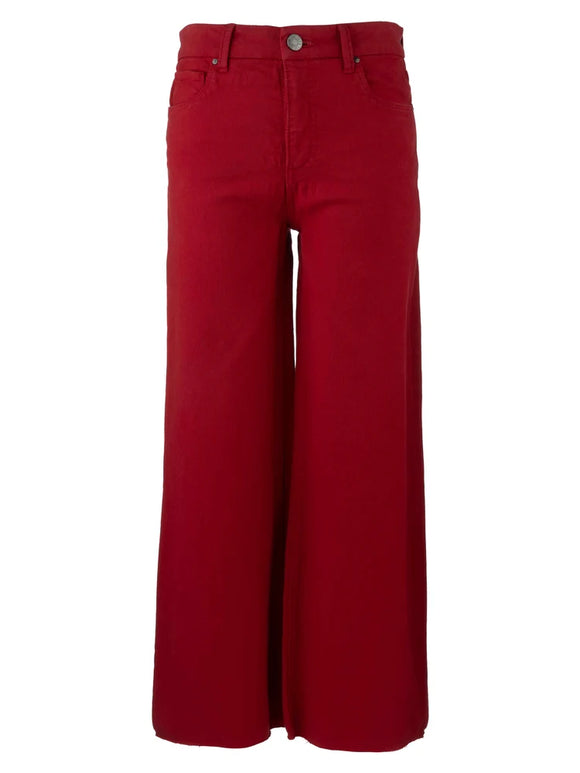Ruby Red- Meg Wide Leg Pants