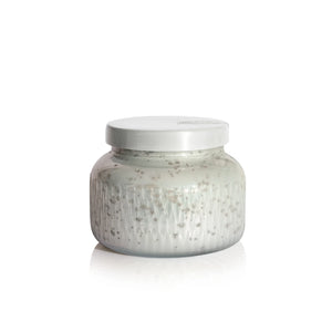 Volcano Signature Jar White Mercury Etched Candle - 19 oz