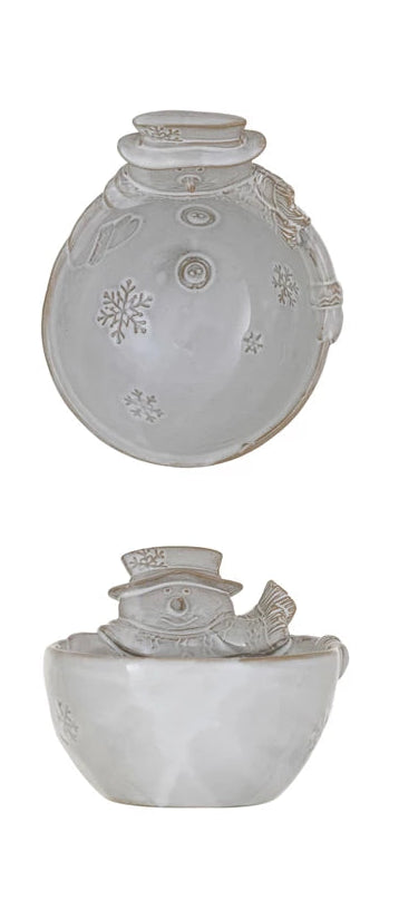 Ivory Snowman Bowl