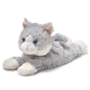 Laying Down Grey Cat Warmie