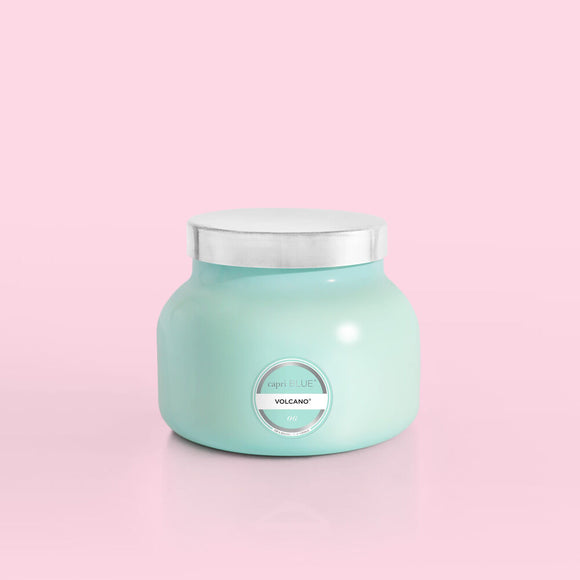 Volcano Signature Jar Candle - Aqua
